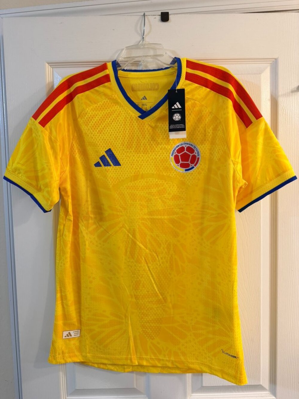 Colombia 2026 World Cup Jersey Player Version Yellow Size L Playera Colombiana